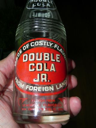 Double Cola Jr.  Bottle 7 1/2 Oz Tullahoma Tenn Tennessee 1940 