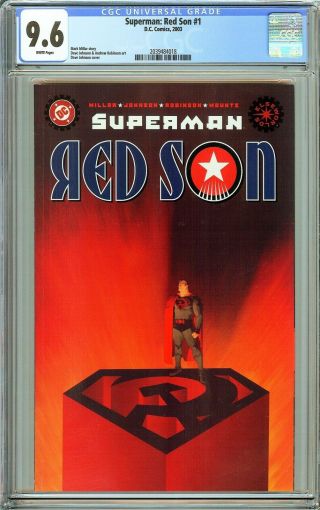 Superman Red Son 1 Cgc 9.  6 White Pages (2003) 2039484018