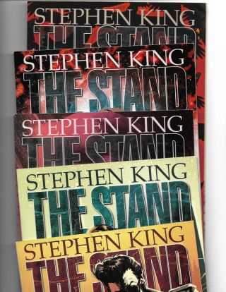 Stephen King The Stand: Hardcases 1 - 5 Complete Mini - Series Marvel Comics