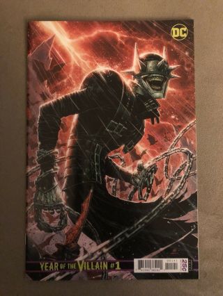 Dc Year Of The Villain 1 1:500 Cheung Batman Who Laughs Variant