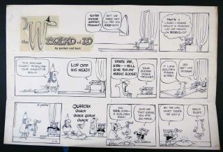 Rare Wizard Of Id Sun.  Comic Strip By Brant Parker 11/4/65