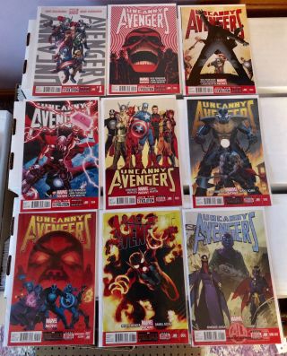 Uncanny Avengers (2012) 1 - 25,  8au,  Annual 1 Complete Set Marvel Comics Nm - M