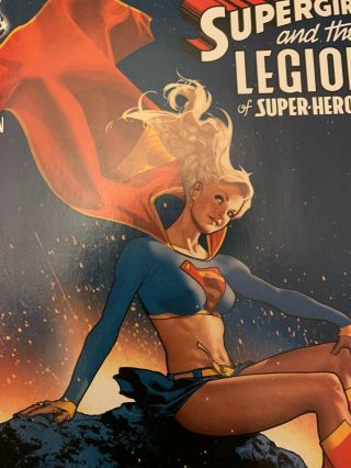Supergirl Legion Of Superheroes 23 Rare Adam Hughes Variant Cover