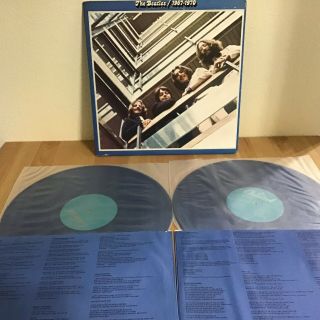 The Beatles 1967 - 1970 Double Album 1978 Blue Vinyl Press Limited L.  A.  Press