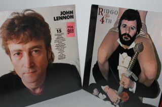 2 Press John Lennon Greatest Hits & Ringo Starr 4th Lp Beatles