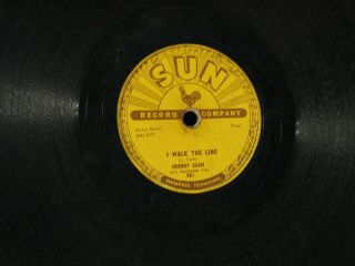 Johnny Cash Sun 78: I Walk The Line.  1956.  G,