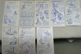 Nabisco Shredded Wheat Straight Arrow Injun - Uities Cards 18 Cards 1949