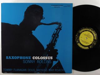 Sonny Rollins Quartet Saxophone Colossus Prestige Lp