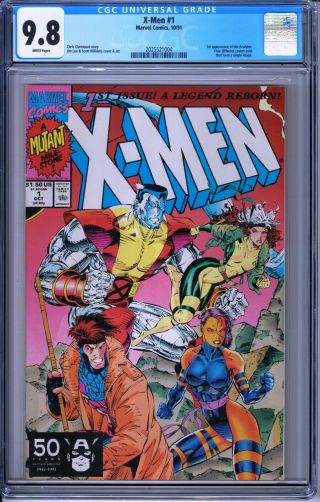 X - Men 1 (1991) Cgc 9.  8 Nm/m 1st Acolytes Colossus Cover Claremont Jim Lee