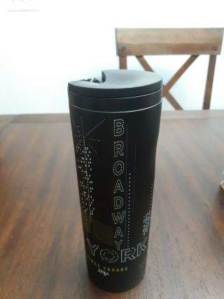 Starbucks York City NYC Times Square Broadway Stainless Steel Tumbler 2