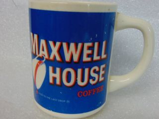Vintage Maxwell House Advertising Memorabilia Coffee Cup Mug Made Usa $9.  95 Nr