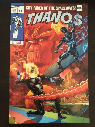 Thanos 17 J.  G.  Jones Trade Variant Cover Marvel 2018 Nm 9.  4