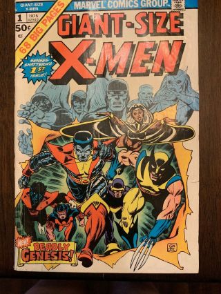 Giant Size X - Men 1 - 1st App Of Storm Colossus Nightcrawler Wolverine Marvel