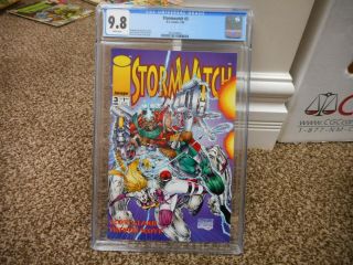 Stormwatch 3 Cgc 9.  8 1st Appearance Of Backlash Image 1993 White Pg Jim Lee