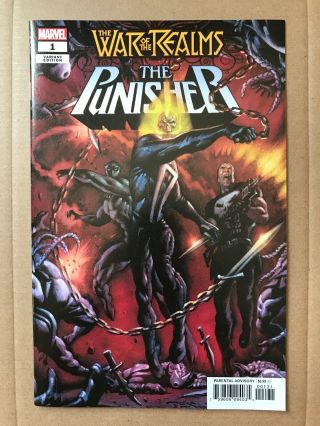 War Of The Realms Punisher 1 - 1:50 Incentive Variant By Mark Teixeira