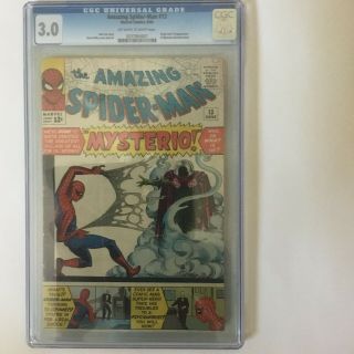 Spiderman 13 First Appearance Of Mysterio Cgc 3.  0 Hot Book