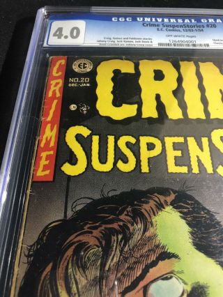 Crime Suspenstories 20 - EC Comics - CGC Graded 4.  0 - on EBay 9