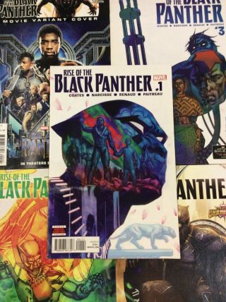 Rise Of The Black Panther 1 - 6 Comic Book Full Series Marvel Comics Variants