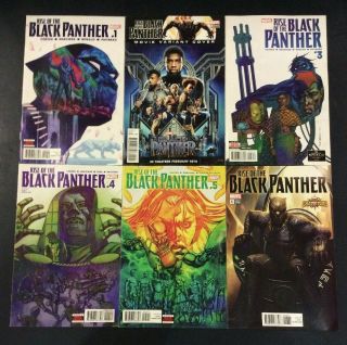 RISE OF THE BLACK PANTHER 1 - 6 Comic Book FULL SERIES MARVEL COMICS VARIANTS 2