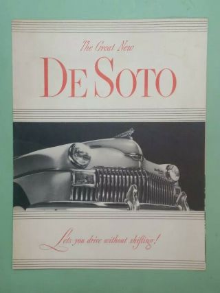 1946 Desoto Brochure