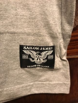 SAILOR JERRY RUM Men ' s L OFFICIAL NWT TIGER BOLT TATTOO Tank Top T Shirt 5