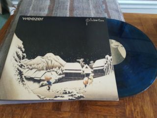 Weezer Pinkerton Blue Lp Vinyl Of The Month Club Nirvana Pearl Jam Fall Out Boy