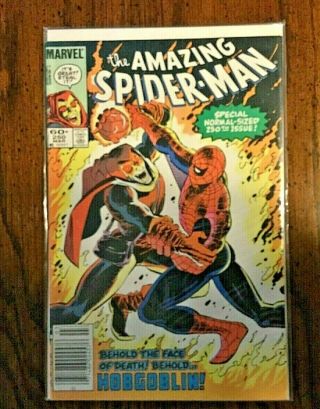 Spider - Man 250,  261,  263,  265 Classic Marvel Some Key Issues