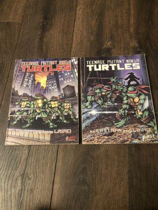 Teenage Mutant Ninja Turtles Book I & Ii 1989 First Graphic Novel Paperback Tmnt