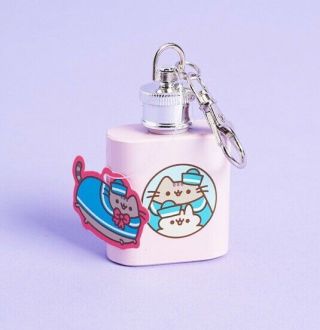 Pusheen Box Sailor Mini Keychain 1 Oz Beverage Flask Exclusive Summer 2019 Cat
