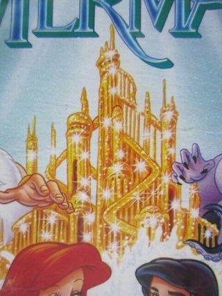 Rare Recalled Disney ' s The Little Mermaid cover (VHS 1990: Black Diamond) 2