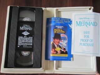 Rare Recalled Disney ' s The Little Mermaid cover (VHS 1990: Black Diamond) 7