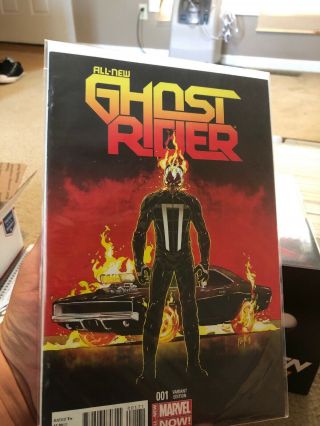 (2014) All - Ghost Rider 1 1:25 Felipe Smith Variant Cover,  Shield Variant