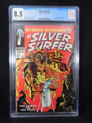 Silver Surfer 3 Cgc 8.  5 1st Appearance Mephisto