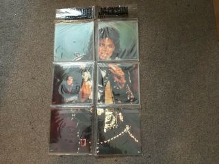 Michael Jackson - 1988 Souvenir Singles Pack - 5 X 7 " Pic Discs & Booklet Nm