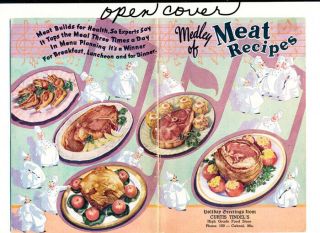 Vintage Advertizing Recipe Booklet,  Curtis Tindel ' s Food Store,  Cabool MO 2