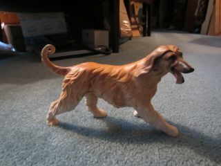 Vintage Beswick England Afghan Hound Dog Figurine Matt Finish
