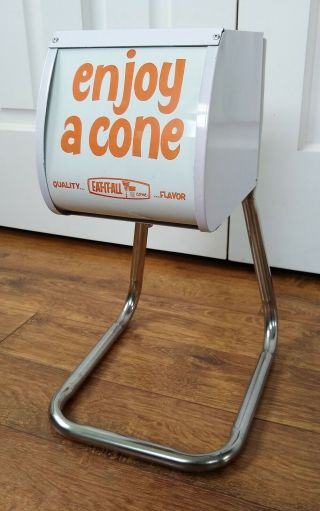 Vintage Eat - It - All Brand Enjoy A Cone Ice Cream Cone Dispenser Advertising Nr