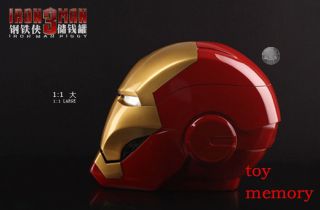 Iron Man Resin 1/1 Mk7 1:1 Head Fashionable Decoration Piggy Bank Red