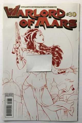 Warlord Of Mars 30 Red Risque Variant Cover Dejah Thoris