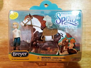 Breyer Spirit Riding - Boomerang And Abigail Small Horse And Doll Toy Set