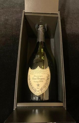 Dom Perignon Vintage 2009 750 Ml Empty Champagne Bottle With Presentation Box