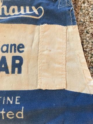 Vintage Advertising Apron Godchaux ' s Pure Cane Sugar 1920 ' s 4