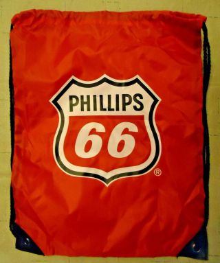 Phillips 66 Gasoline Backpack Bag 17 " X 13 "