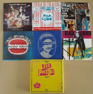 The Sex Pistols 6 Double A Side Vinyl Singles Greece Issue