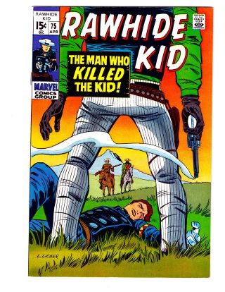 Rawhide Kid 75 In Near A 1970 Marvel Western Comic
