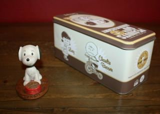 Peanuts 60th Anniversary,  Dark Horse,  Snoopy Figure In A Tin,  2010,  39 Of 650