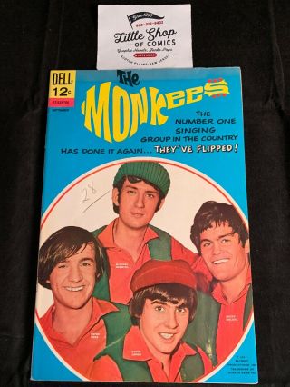 Monkees (1967) 4 Fn - Photo Cover Peter Tork Dell Comics