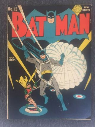 Dc Batman 13 Comic Book 1942