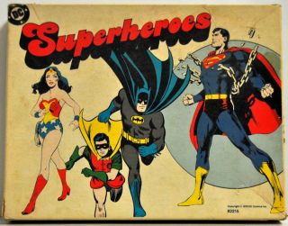 Dc Superheroes Activity Box Tempo Books 1978 Batman Wonder Woman