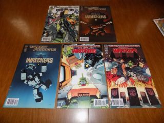 Transformers " Last Stand Of The Wreckers " 1 - 5 Complete Series Idw (2010)